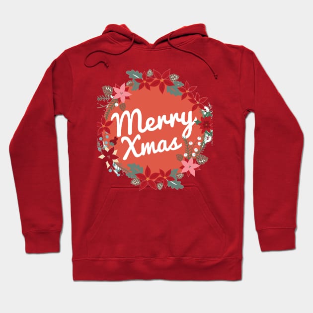 Merry Christmas Hoodie by Ninalance21